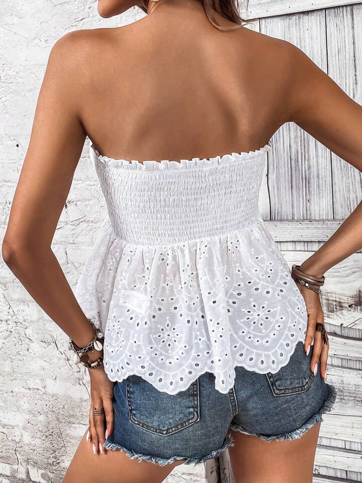 STRAPLESS SUMMER TOP